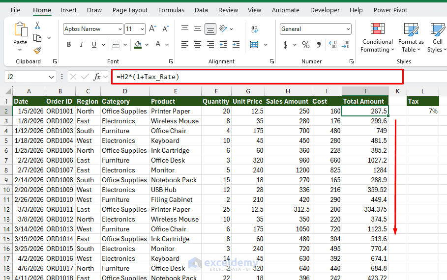 7. How to Use Named Ranges to Make Formulas Easier to Read and Maintain 7. How to Use Named Ranges to Make Formulas Easier to Read and Maintain