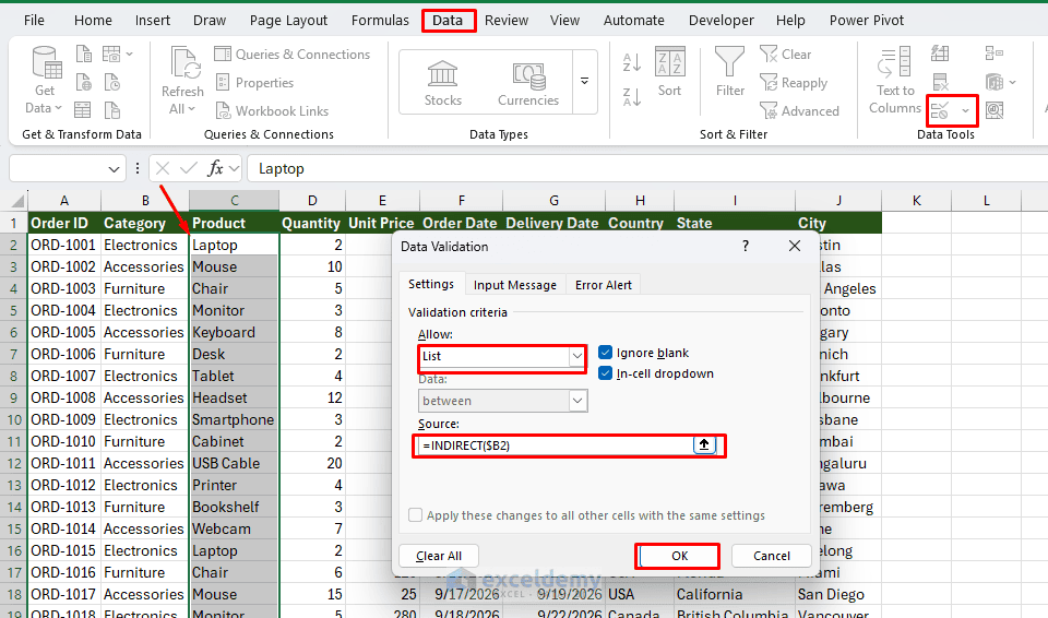 9. Writing Complex Data Validation and Dependent Dropdown Rules with ChatGPT 9. Writing Complex Data Validation and Dependent Dropdown Rules with ChatGPT